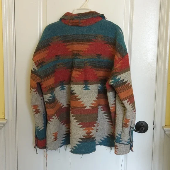 Western Aztec Shacket - Picture 2 of 4